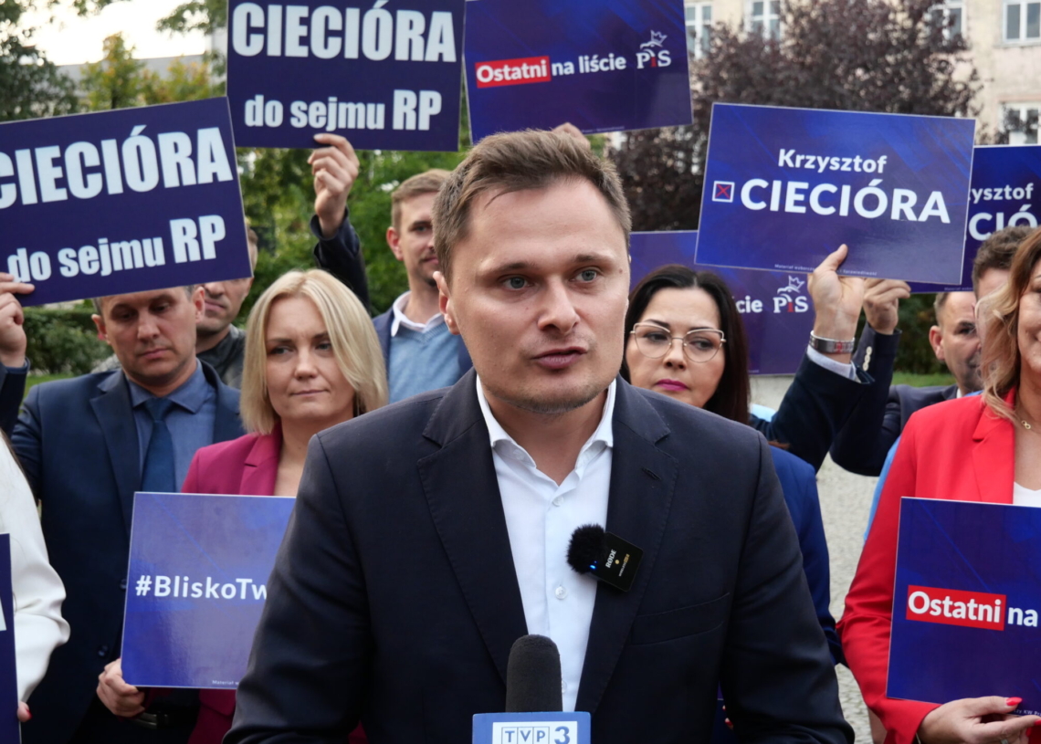 Wiceminister Krzysztof Ciecióra podsumował kampanię wyborczą w Radomsku
