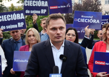 Wiceminister Krzysztof Ciecióra podsumował kampanię wyborczą w Radomsku