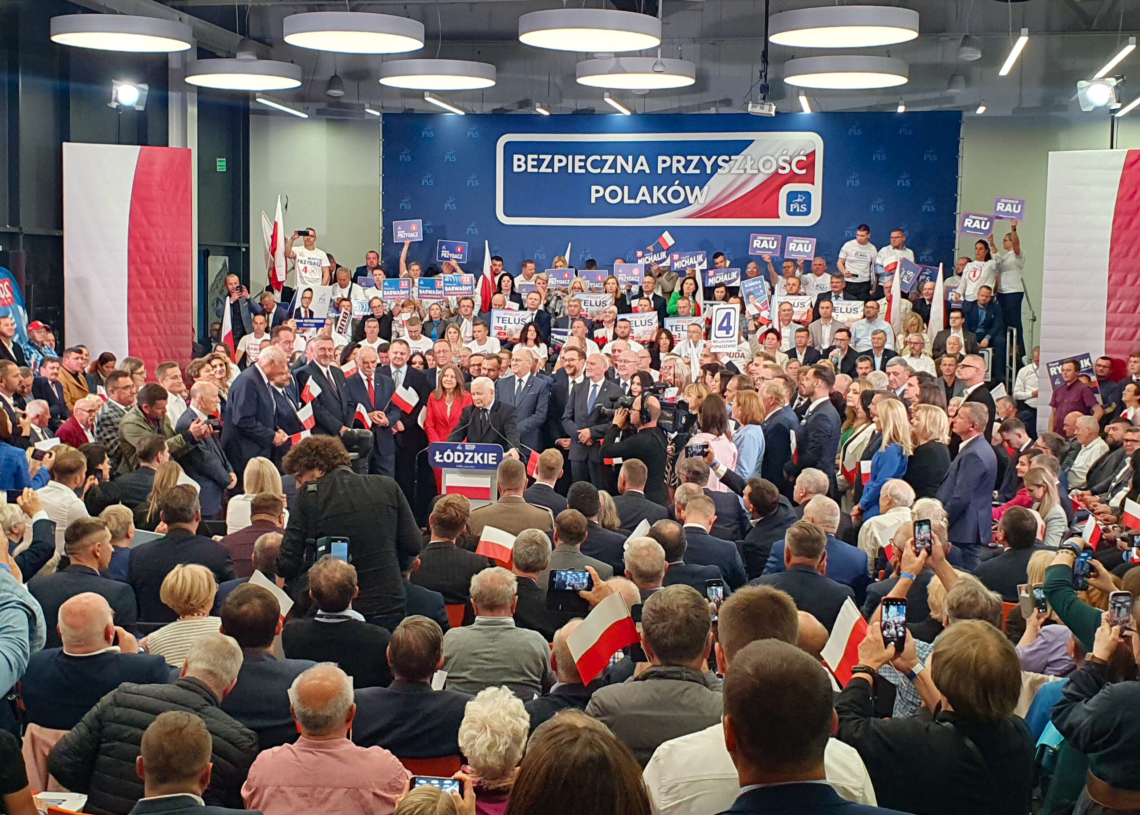 Konwencja Prawa i Sprawiedliwości w Łodzi z udziałem Jarosława Kaczyńskiego
