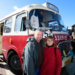 Parada autobusów w Łodzi
