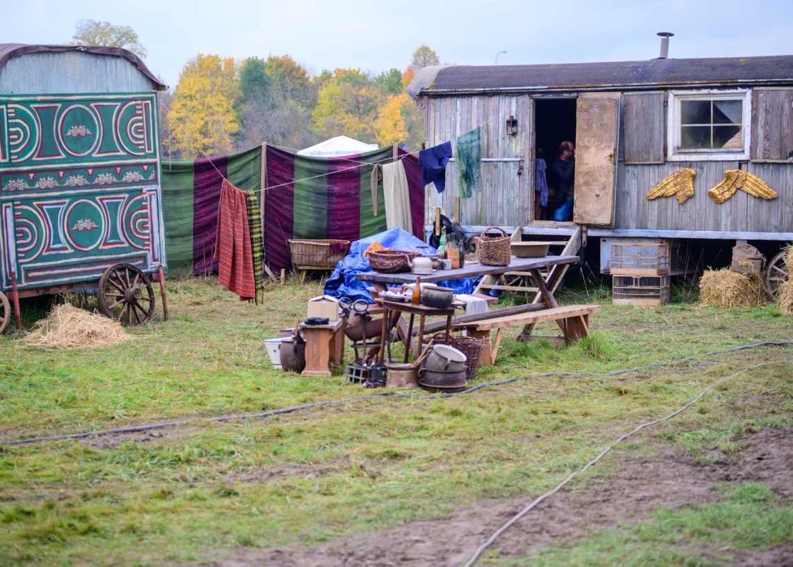 Na planie filmu "Mamka" Magnusa von Horna
