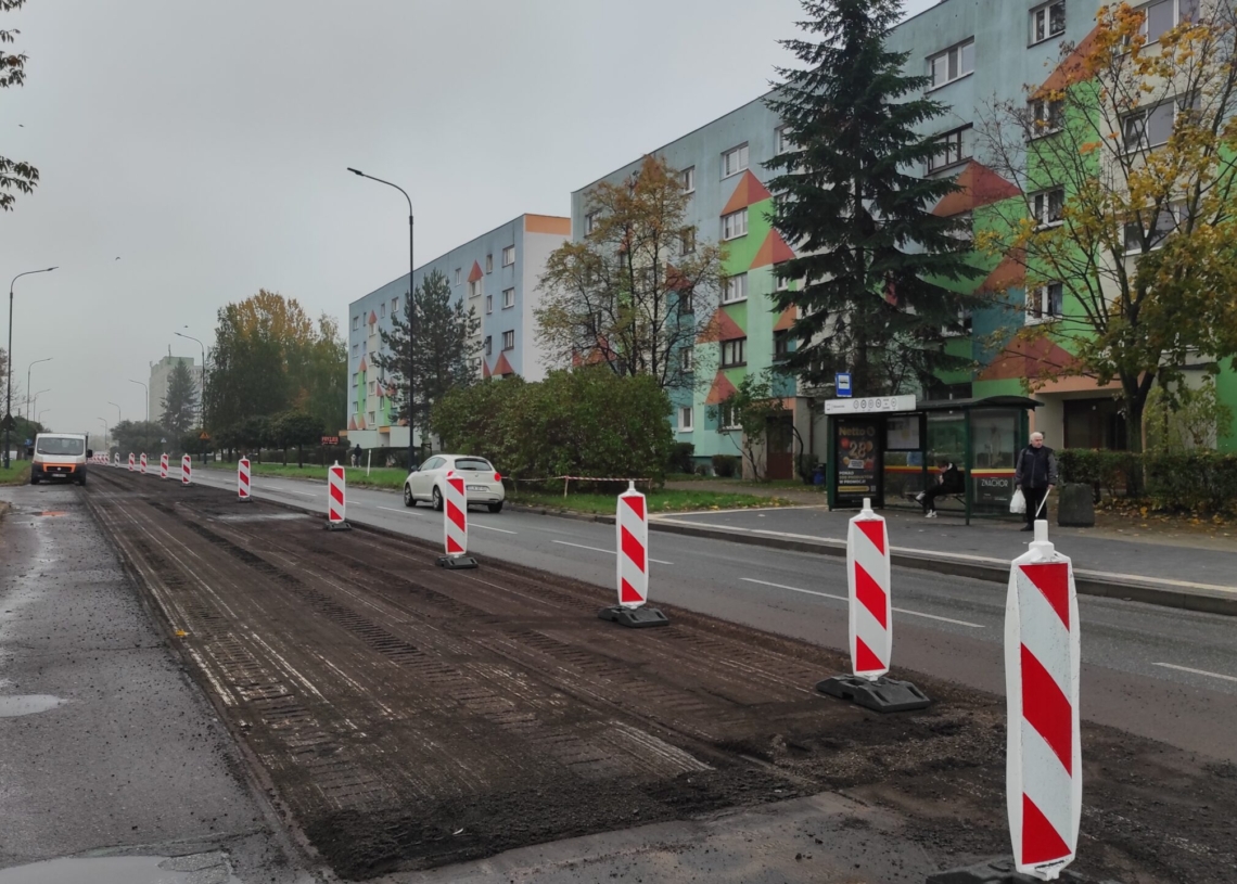 Remont ul. Zakładowej. Ruch w obu kierunkach tylko po jednej jezdni