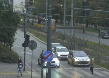zatrzymanie ruchu tramwajowego na al. Kościuszki