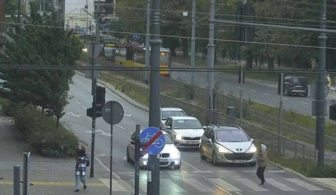 Zatrzymanie ruchu tramwajowego na al. Kościuszki 1 zatrzymanie ruchu tramwajowego na al. Kościuszki