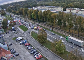 wypadek na ul. Łódzkiej