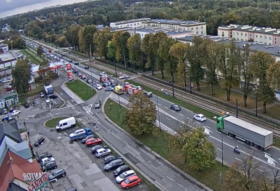 wypadek na ul. Łódzkiej