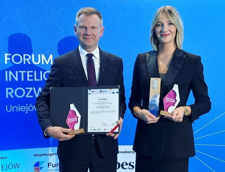 8. Forum Inteligentnego Rozwoju. Nagrody dla naukowców i projektu z Politechniki Łódzkiej 1 8. Forum Inteligentnego Rozwoju. Nagrody dla naukowców i projektu z Politechniki Łódzkiej