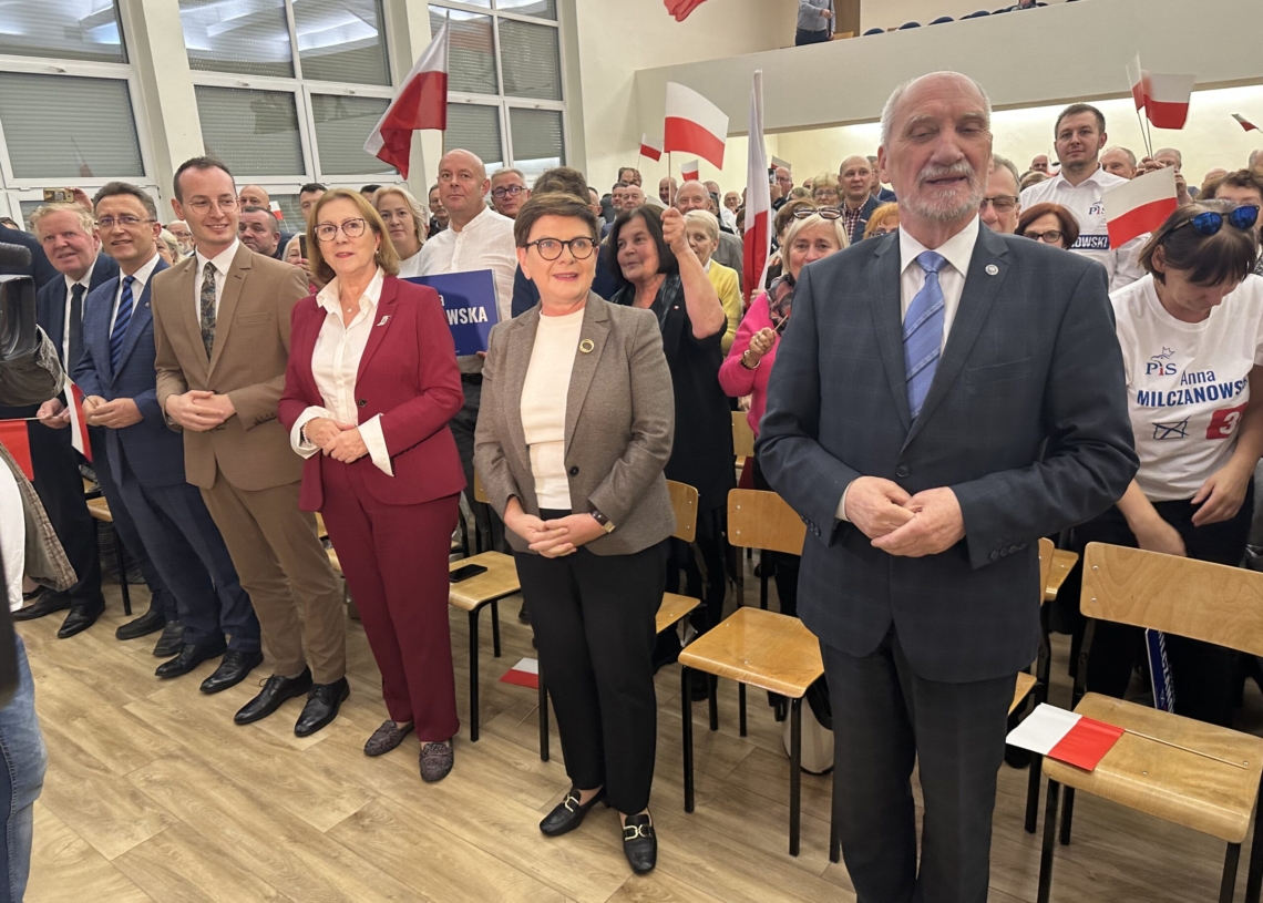 Beata Szydło na lokalnej konwencji PiS-u w Piotrkowie