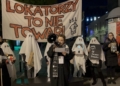Protest lokatorów w Łodzi
