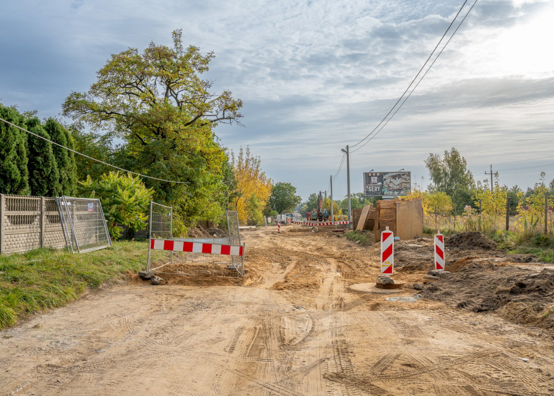 Zakończyła się budowa kanału deszczowego na ul. Pomorskiej. To dopiero pierwszy etap przebudowy drogi