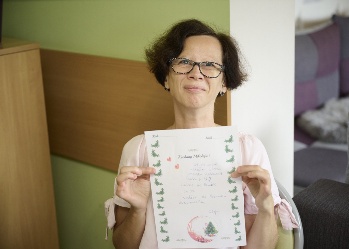 Mieszkańcy Domów Pomocy Społecznej w Łodzi już zaczęli pisać listy do św. Mikołaja