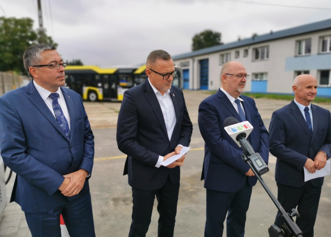 Autobusy elektryczne na ulicach Sieradza