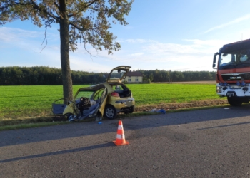 Wypadek w miejscowości Kamyk. Ranna 49-letnia kobieta