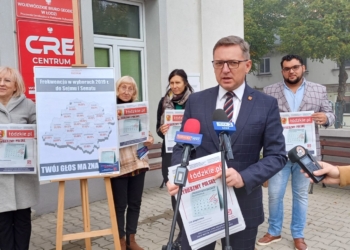 Zbigniew Ziemba zachęcał mieszkańców do udziału w wyborach 2023 i referendum