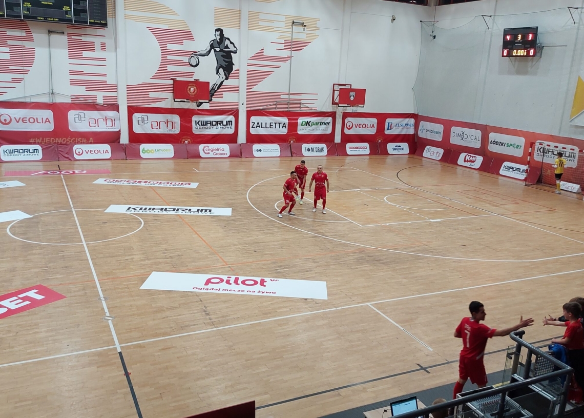 Futsalowy roller coaster w łódzkiej hali. Widzew zgarnął kolejne 3 punkty