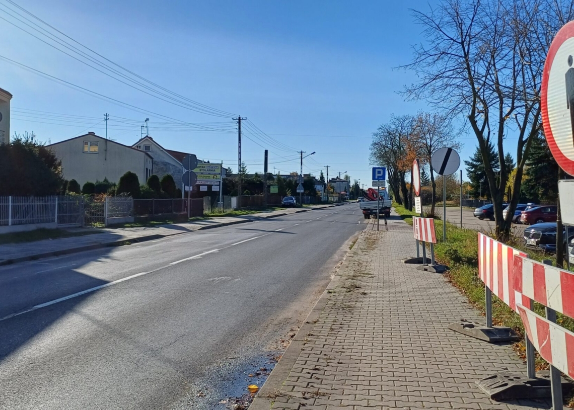 Rozpoczęła się modernizacja DK91 na ulicy Narutowicza w Radomsku