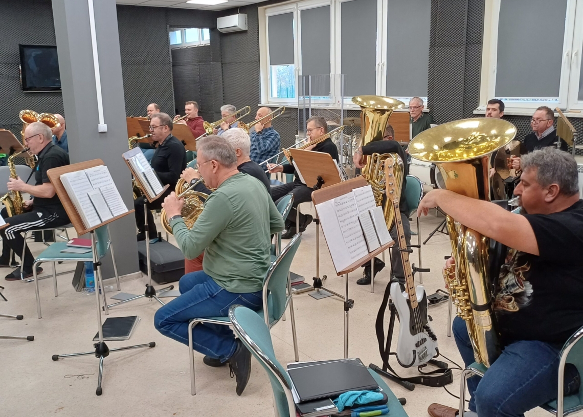 Orkiestra Górnicza Kopalni Węgla Brunatnego Bełchatów. Fot. Monika Gosławska