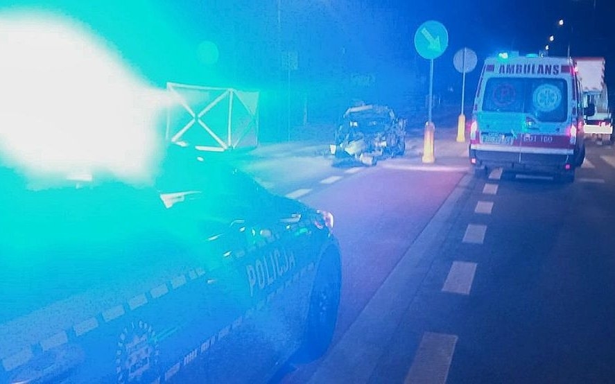 Wypadek śmiertelny na ul. Jutrzkowickiej w Pabianicach