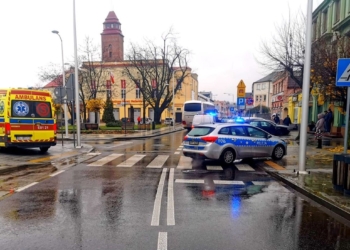 Potrącenie na pasach w Rawie Mazowieckiej