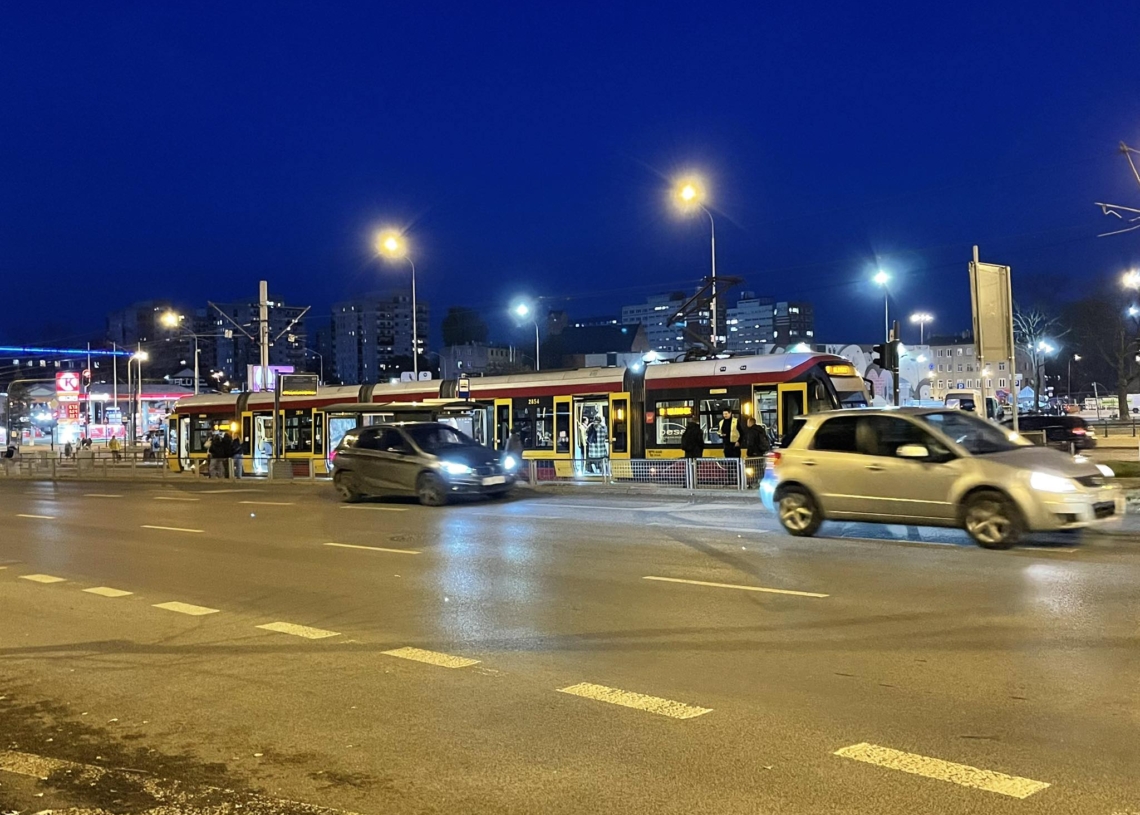 zatrzymanie ruchu tramwajowego na ul. Zgierskiej