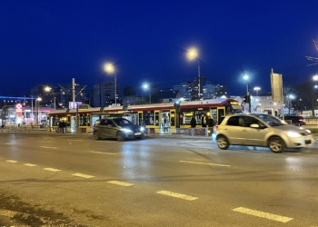 zatrzymanie ruchu tramwajowego na ul. Zgierskiej