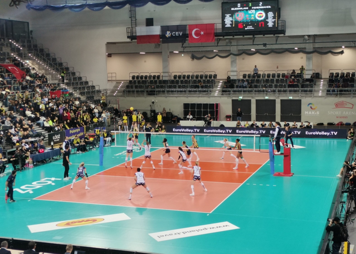 Łodzianki postraszyły faworytki w pierwszym secie. Grot Budowlani Łódź – Fenerbahce Opet Stambuł 0:3