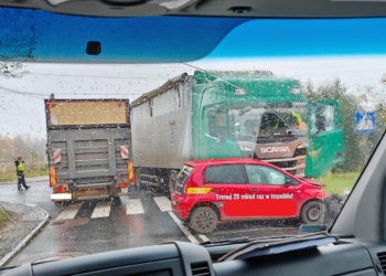 Wypadek na ul. Tomaszowskiej