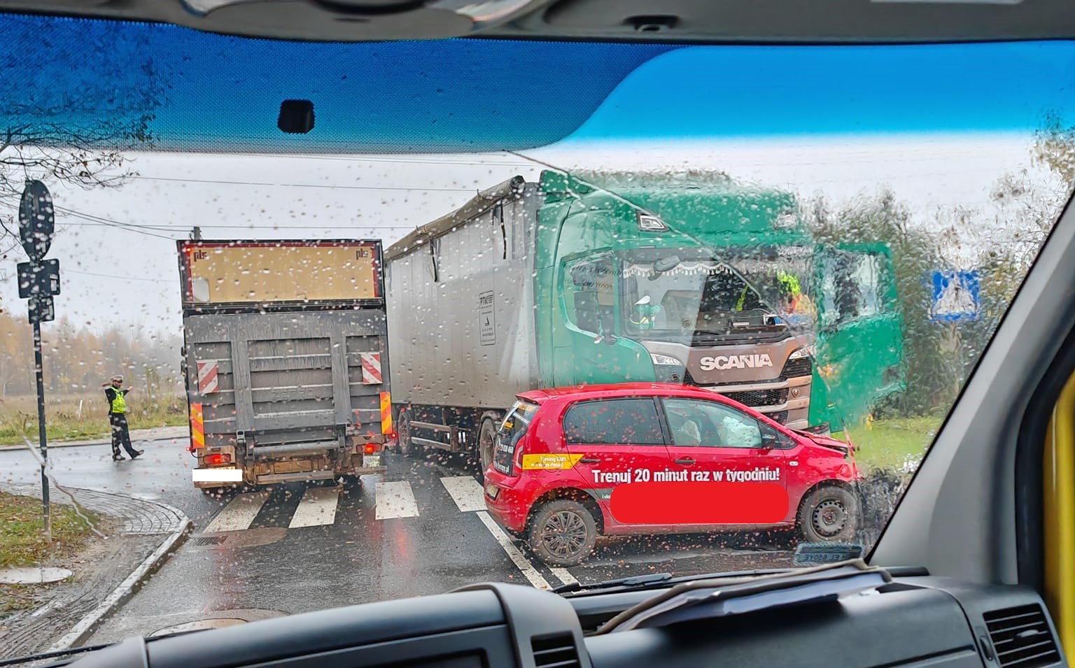 Wypadek na ul. Tomaszowskiej