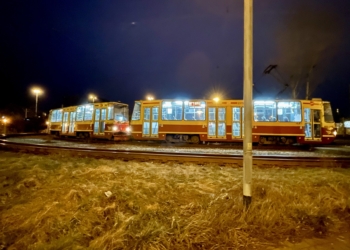 zatrzymanie ruchu tramwajów na ul. Aleksandrowskiej