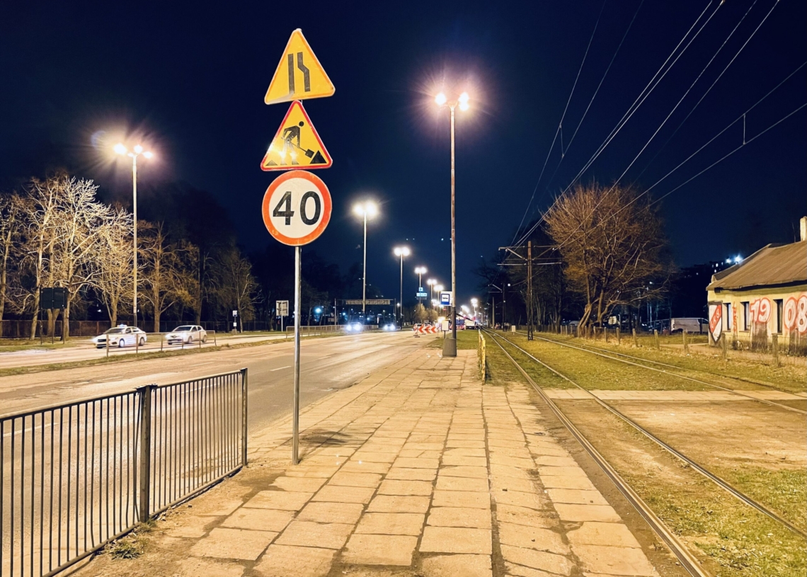zatrzymanie ruchu tramwajowego na ul. Aleksandrowskiej
