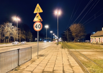 zatrzymanie ruchu tramwajowego na ul. Aleksandrowskiej