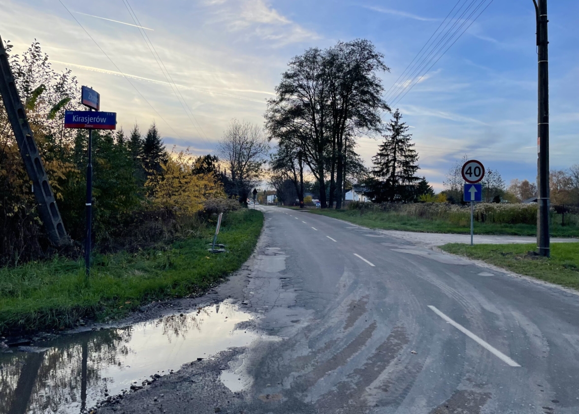 Remont ul. Złotno. Sfrezowano część starej nawierzchni [ZDJĘCIA + WIDEO]