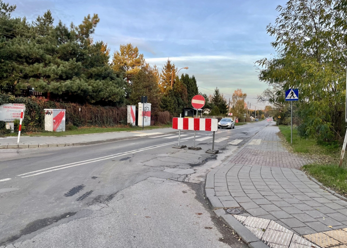Remont ul. Złotno. Sfrezowano część starej nawierzchni [ZDJĘCIA + WIDEO]