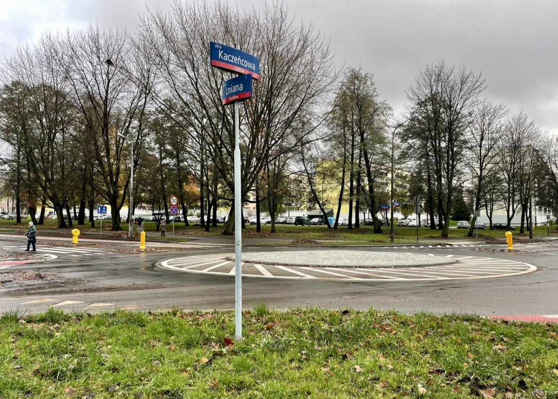Ogromne rozlewisko na Teofilowie. Zalana część ulicy Lnianej