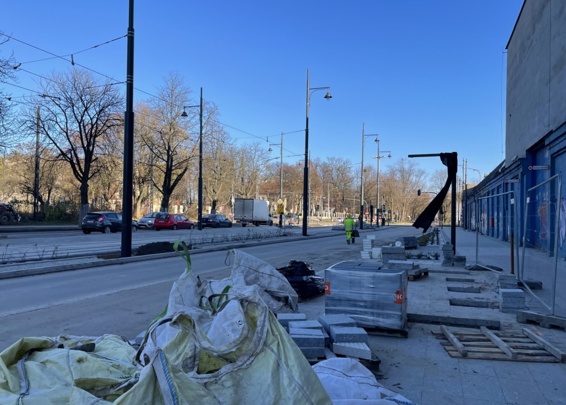 Modernizacja ul. Północnej. Od nocy z soboty na niedzielę jazda tylko południową nitką, a w grudniu mają powrócić tramwaje