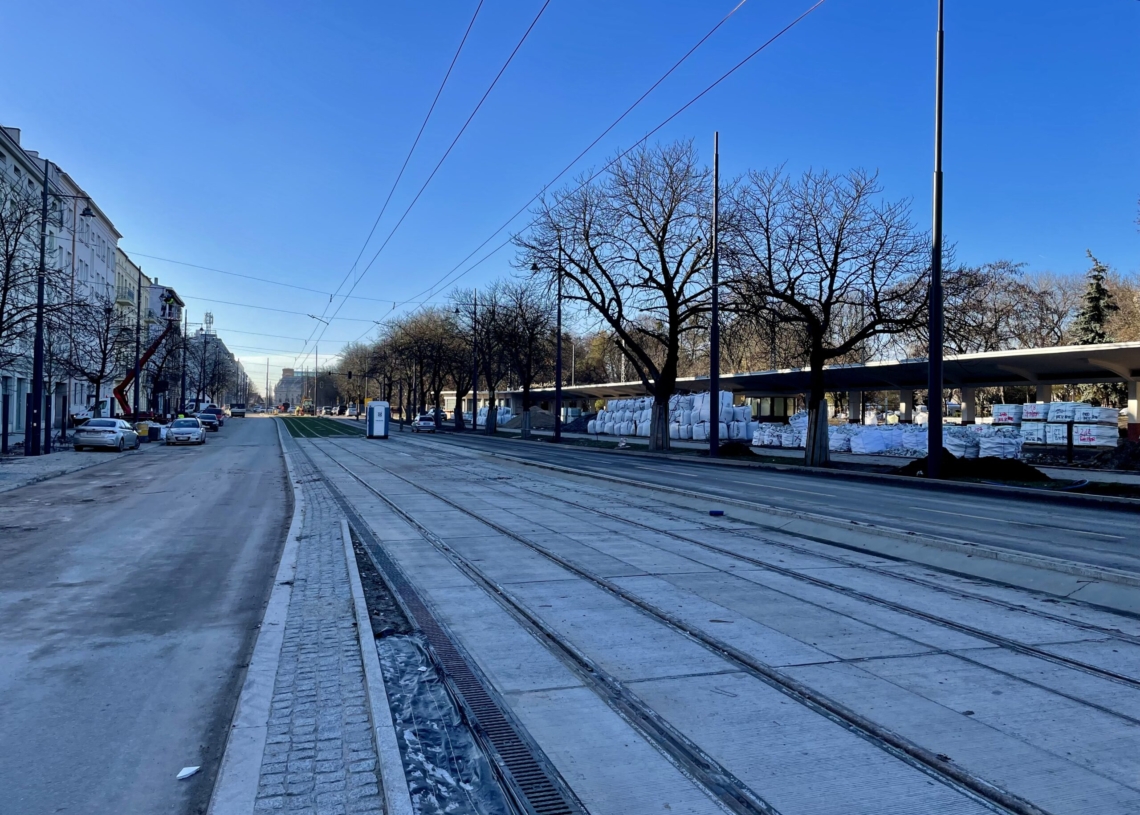Modernizacja ul. Północnej. Od nocy z soboty na niedzielę jazda tylko południową nitką, a w grudniu mają powrócić tramwaje