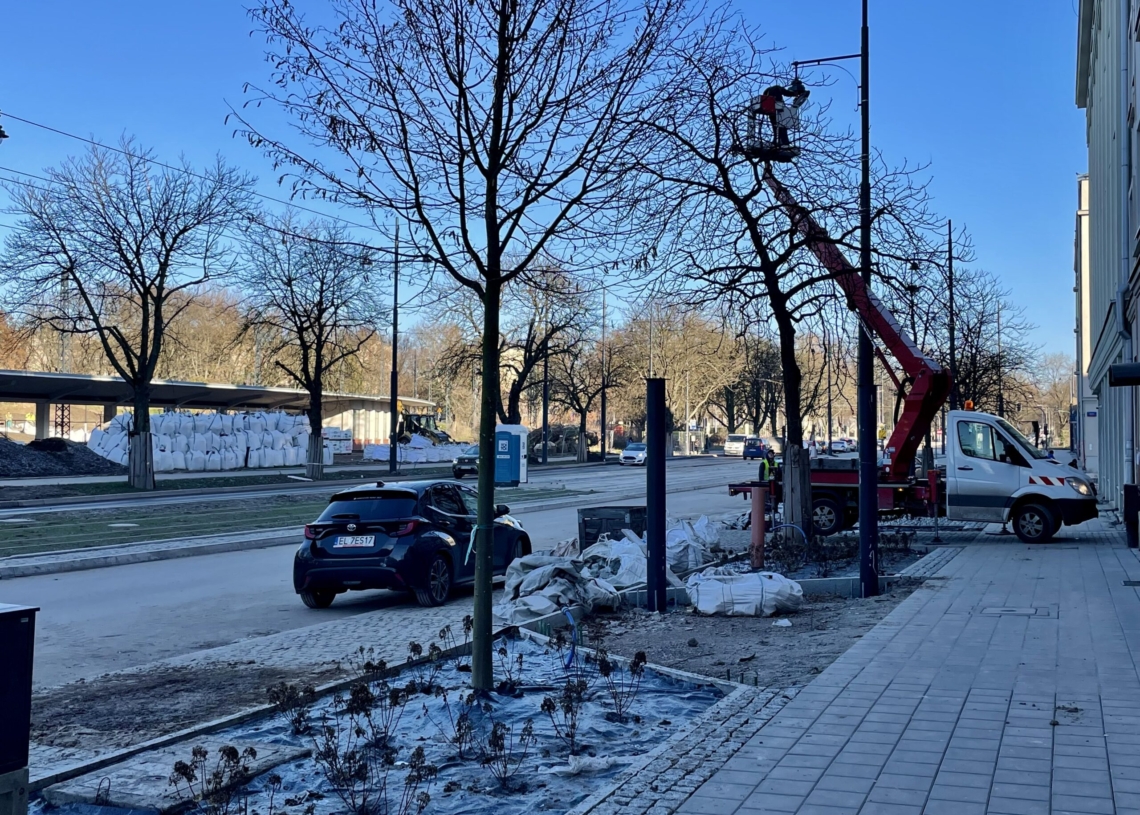 Modernizacja ul. Północnej. Od nocy z soboty na niedzielę jazda tylko południową nitką, a w grudniu mają powrócić tramwaje