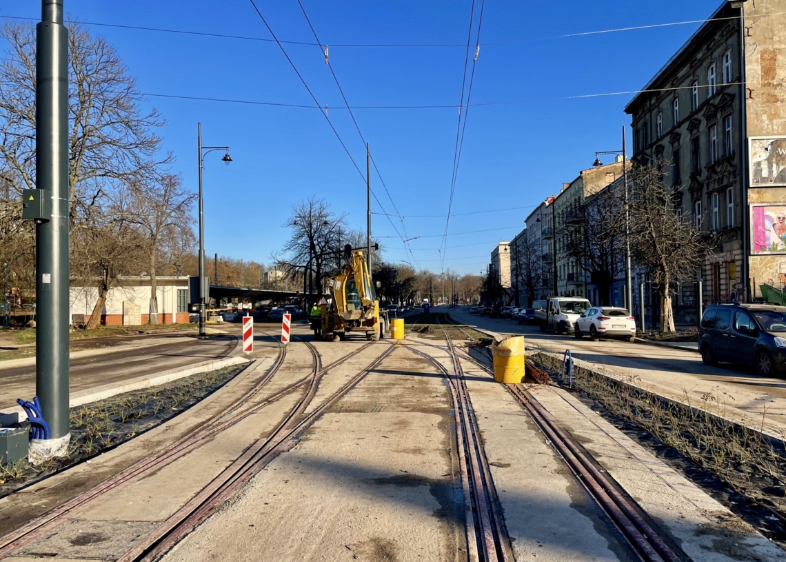 Modernizacja ul. Północnej. Od nocy z soboty na niedzielę jazda tylko południową nitką, a w grudniu mają powrócić tramwaje