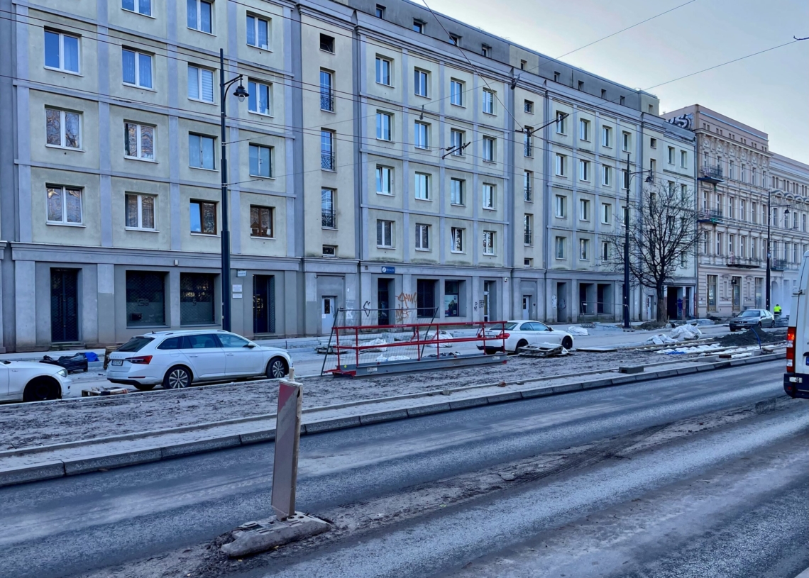 Modernizacja ul. Północnej. Od nocy z soboty na niedzielę jazda tylko południową nitką, a w grudniu mają powrócić tramwaje