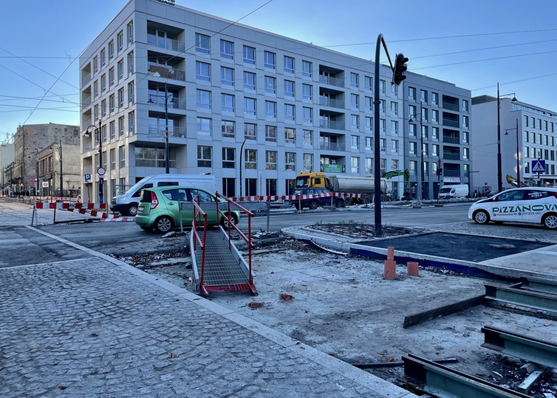 Modernizacja ul. Północnej. Od nocy z soboty na niedzielę jazda tylko południową nitką, a w grudniu mają powrócić tramwaje
