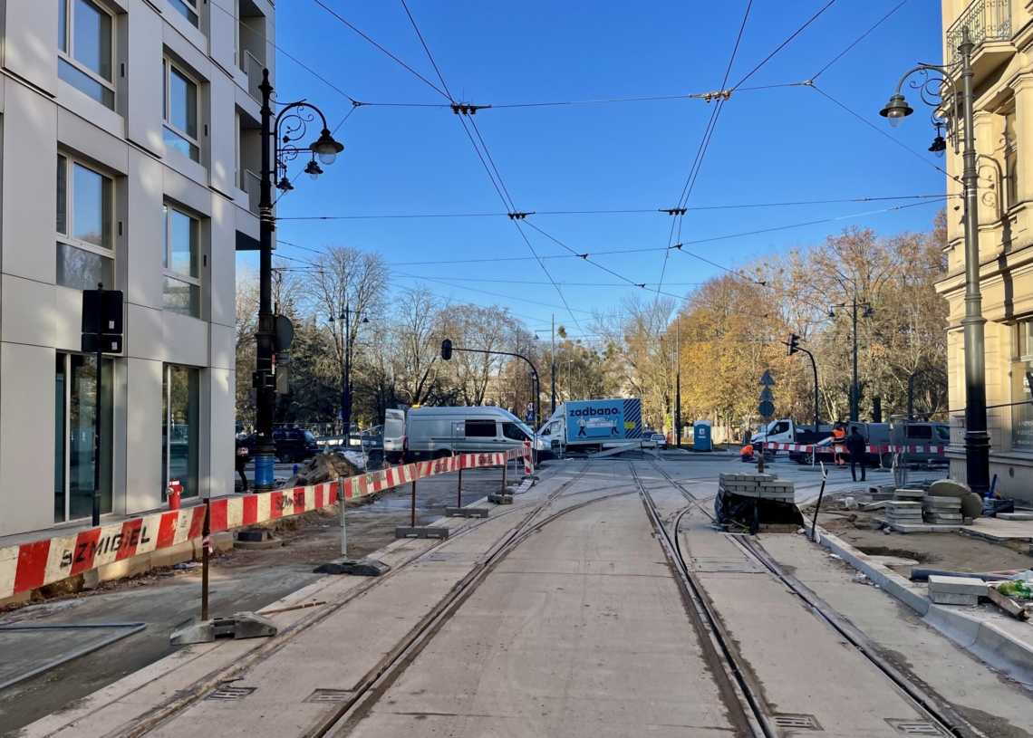 Modernizacja ul. Północnej. Od nocy z soboty na niedzielę jazda tylko południową nitką, a w grudniu mają powrócić tramwaje
