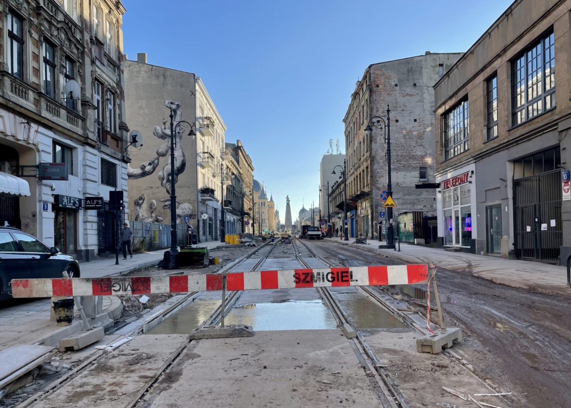 Modernizacja ul. Północnej. Od nocy z soboty na niedzielę jazda tylko południową nitką, a w grudniu mają powrócić tramwaje
