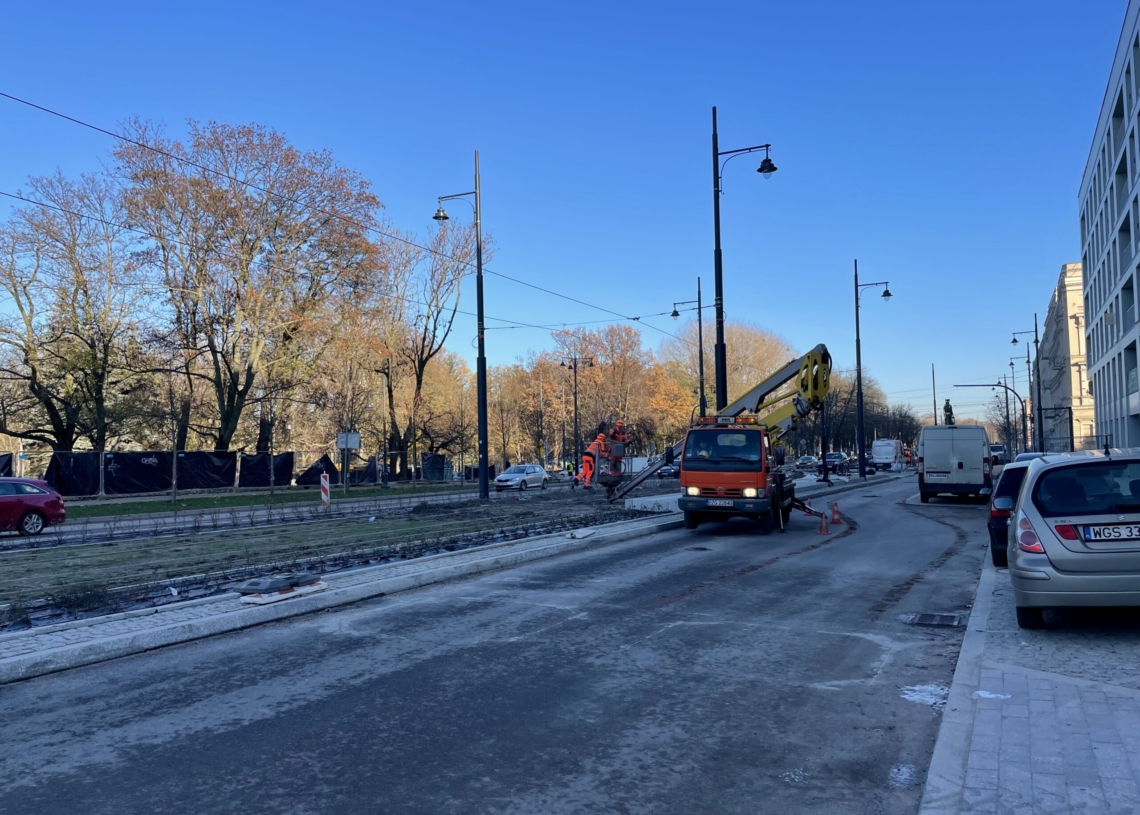 Modernizacja ul. Północnej. Od nocy z soboty na niedzielę jazda tylko południową nitką, a w grudniu mają powrócić tramwaje