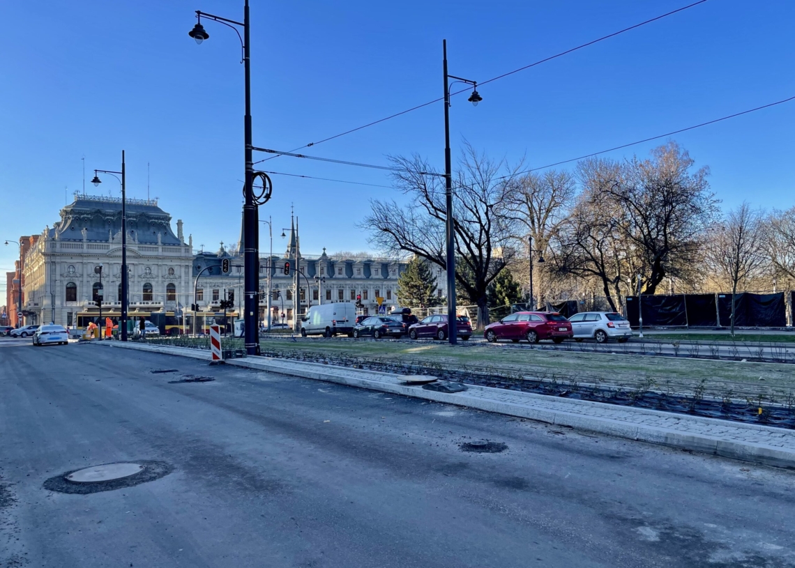 Modernizacja ul. Północnej. Od nocy z soboty na niedzielę jazda tylko południową nitką, a w grudniu mają powrócić tramwaje