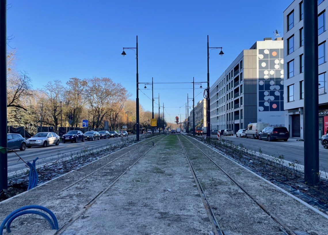 Modernizacja ul. Północnej. Od nocy z soboty na niedzielę jazda tylko południową nitką, a w grudniu mają powrócić tramwaje
