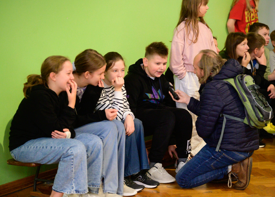 Mobilne miasteczko ruchu drogowego w Łodzi