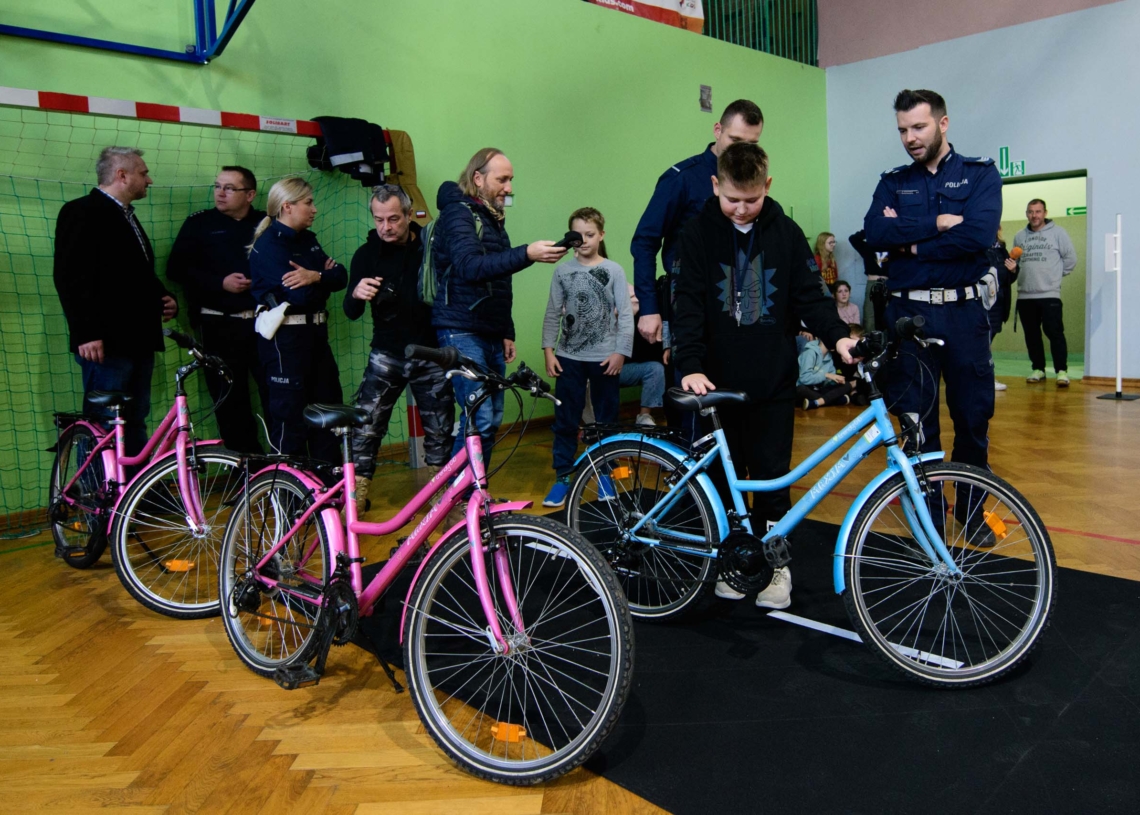 Mobilne miasteczko ruchu drogowego w Łodzi
