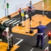 Mobilne miasteczko ruchu drogowego w Łodzi