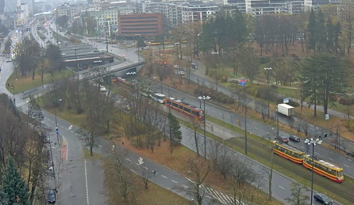 zatrzymanie ruchu tramwajowego na al. Mickiewicza