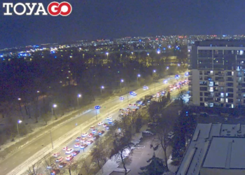 zatrzymanie ruchu autobusowego w pobliżu Atlas Areny